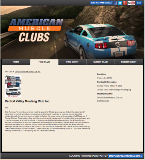American Muscle Page